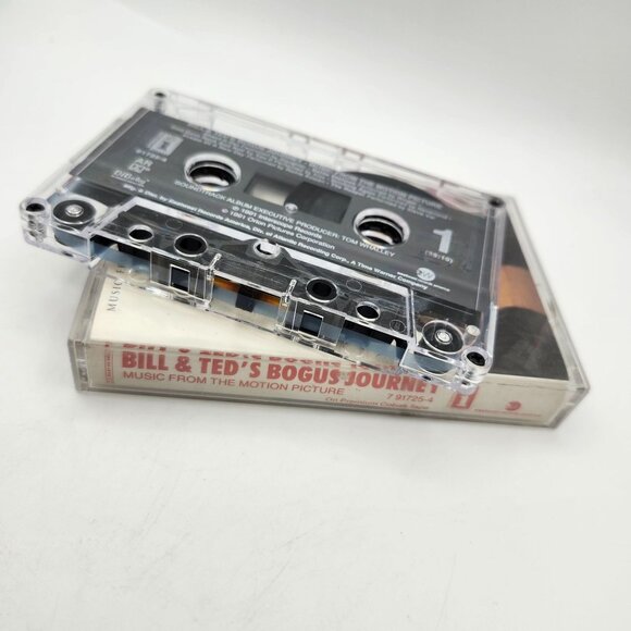 Bill And Teds Bogus Journey Soundtrack Cassette 1991 Interscope 7 91725-4 - Picture 3 of 3